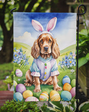 Load image into Gallery viewer, Cocker Spaniel Easter Garden Flag - Easter Egg Hunt - Dog-Themed Spring Yard Decor
