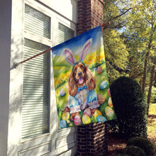 Load image into Gallery viewer, Cocker Spaniel Easter Egg Hunt House Flag