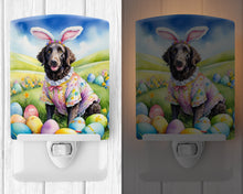 Load image into Gallery viewer, Curly-Coated Retriever Easter Egg Hunt Ceramic Night Light