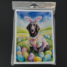 Load image into Gallery viewer, Curly-Coated Retriever Easter Egg Hunt Greeting Cards - Blank Note Cards – 8-Pack of Artist-Designed Cards with Envelopes