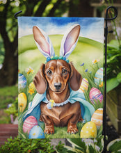 Load image into Gallery viewer, Dachshund Easter Garden Flag - Easter Egg Hunt - Dog-Themed Spring Yard Decor