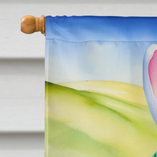 Load image into Gallery viewer, Dachshund Easter Egg Hunt House Flag