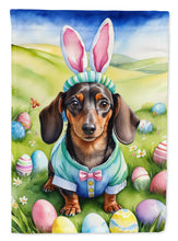 Load image into Gallery viewer, Dachshund Easter Egg Hunt House Flag