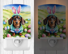 Load image into Gallery viewer, Dachshund Easter Egg Hunt Ceramic Night Light