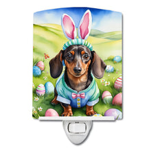 Load image into Gallery viewer, Dachshund Easter Egg Hunt Ceramic Night Light