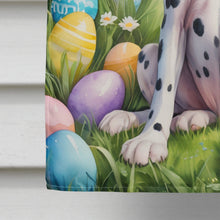 Load image into Gallery viewer, Dalmatian Easter Egg Hunt House Flag