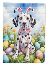 Load image into Gallery viewer, Dalmatian Easter Garden Flag - Easter Egg Hunt - Dog-Themed Spring Yard Decor