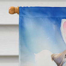 Load image into Gallery viewer, Dandie Dinmont Terrier Easter Egg Hunt House Flag