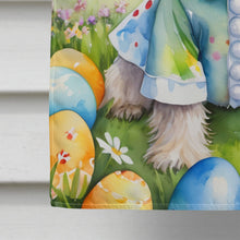 Load image into Gallery viewer, Dandie Dinmont Terrier Easter Egg Hunt House Flag