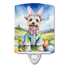 Load image into Gallery viewer, Dandie Dinmont Terrier Easter Egg Hunt Ceramic Night Light
