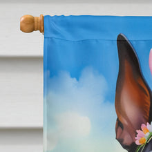 Load image into Gallery viewer, Doberman Pinscher Easter Egg Hunt House Flag