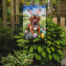 Load image into Gallery viewer, Dogue de Bordeaux Easter Garden Flag - Easter Egg Hunt - Dog-Themed Spring Yard Decor