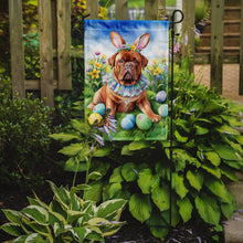 Load image into Gallery viewer, Dogue de Bordeaux Easter Garden Flag - Easter Egg Hunt - Dog-Themed Spring Yard Decor