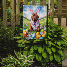 Load image into Gallery viewer, Dogue de Bordeaux Easter Garden Flag - Easter Egg Hunt - Dog-Themed Spring Yard Decor