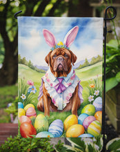 Load image into Gallery viewer, Dogue de Bordeaux Easter Garden Flag - Easter Egg Hunt - Dog-Themed Spring Yard Decor