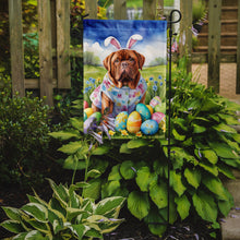 Load image into Gallery viewer, Dogue de Bordeaux Easter Garden Flag - Easter Egg Hunt - Dog-Themed Spring Yard Decor