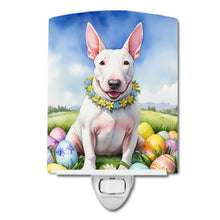 Load image into Gallery viewer, English Bull Terrier Easter Egg Hunt Ceramic Night Light