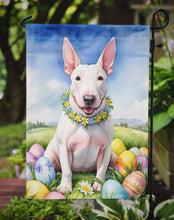 Load image into Gallery viewer, English Bull Terrier Easter Garden Flag - Easter Egg Hunt - Dog-Themed Spring Yard Decor