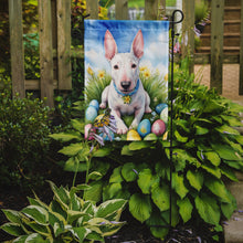 Load image into Gallery viewer, English Bull Terrier Easter Garden Flag - Easter Egg Hunt - Dog-Themed Spring Yard Decor