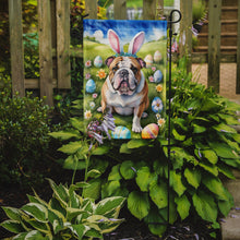 Load image into Gallery viewer, English Bulldog Easter Garden Flag - Easter Egg Hunt - Dog-Themed Spring Yard Decor