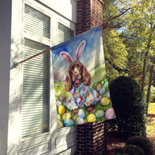 Load image into Gallery viewer, English Cocker Spaniel Easter Egg Hunt House Flag