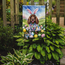 Load image into Gallery viewer, English Cocker Spaniel Easter Garden Flag - Easter Egg Hunt - Dog-Themed Spring Yard Decor