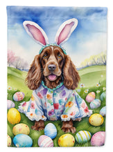 Load image into Gallery viewer, English Cocker Spaniel Easter Garden Flag - Easter Egg Hunt - Dog-Themed Spring Yard Decor