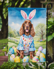 Load image into Gallery viewer, English Cocker Spaniel Easter Garden Flag - Easter Egg Hunt - Dog-Themed Spring Yard Decor