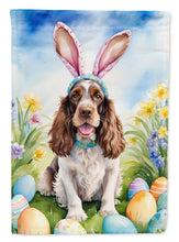 Load image into Gallery viewer, English Cocker Spaniel Easter Garden Flag - Easter Egg Hunt - Dog-Themed Spring Yard Decor