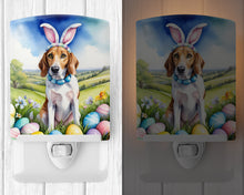 Load image into Gallery viewer, English Foxhound Easter Egg Hunt Ceramic Night Light