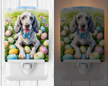 Load image into Gallery viewer, English Setter Easter Egg Hunt Ceramic Night Light