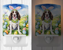 Load image into Gallery viewer, English Springer Spaniel Easter Egg Hunt Ceramic Night Light