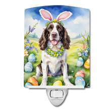 Load image into Gallery viewer, English Springer Spaniel Easter Egg Hunt Ceramic Night Light