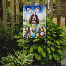 Load image into Gallery viewer, English Springer Spaniel Easter Garden Flag - Easter Egg Hunt - Dog-Themed Spring Yard Decor