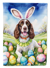Load image into Gallery viewer, English Springer Spaniel Easter Garden Flag - Easter Egg Hunt - Dog-Themed Spring Yard Decor