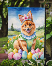 Load image into Gallery viewer, Finnish Spitz Easter Garden Flag - Easter Egg Hunt - Dog-Themed Spring Yard Decor