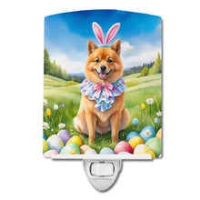 Load image into Gallery viewer, Finnish Spitz Easter Egg Hunt Ceramic Night Light