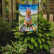 Load image into Gallery viewer, Finnish Spitz Easter Garden Flag - Easter Egg Hunt - Dog-Themed Spring Yard Decor