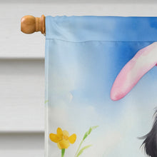 Load image into Gallery viewer, Flat-Coated Retriever Easter Egg Hunt House Flag