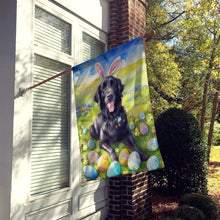 Load image into Gallery viewer, Flat-Coated Retriever Easter Egg Hunt House Flag