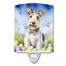 Load image into Gallery viewer, Fox Terrier Easter Egg Hunt Ceramic Night Light