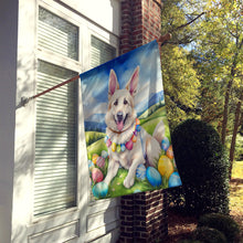 Load image into Gallery viewer, White German Shepherd Easter Egg Hunt House Flag