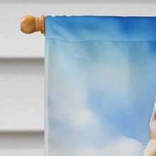 Load image into Gallery viewer, White German Shepherd Easter Egg Hunt House Flag