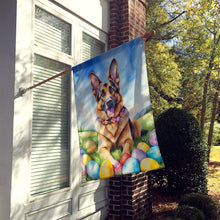 Load image into Gallery viewer, German Shepherd Easter Egg Hunt House Flag