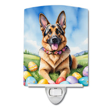Load image into Gallery viewer, German Shepherd Easter Egg Hunt Ceramic Night Light