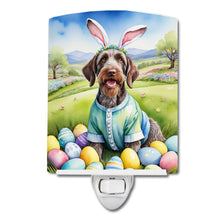 Load image into Gallery viewer, German Wirehaired Pointer Easter Egg Hunt Ceramic Night Light