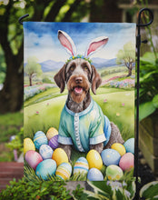 Load image into Gallery viewer, German Wirehaired Pointer Easter Garden Flag - Easter Egg Hunt - Dog-Themed Spring Yard Decor