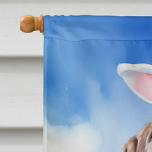 Load image into Gallery viewer, German Wirehaired Pointer Easter Egg Hunt House Flag