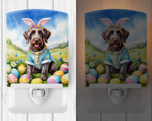 Load image into Gallery viewer, German Wirehaired Pointer Easter Egg Hunt Ceramic Night Light