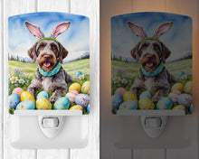 Load image into Gallery viewer, German Wirehaired Pointer Easter Egg Hunt Ceramic Night Light